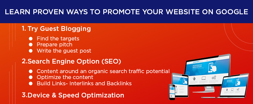 Learn Proven Ways to Promote your website on Google