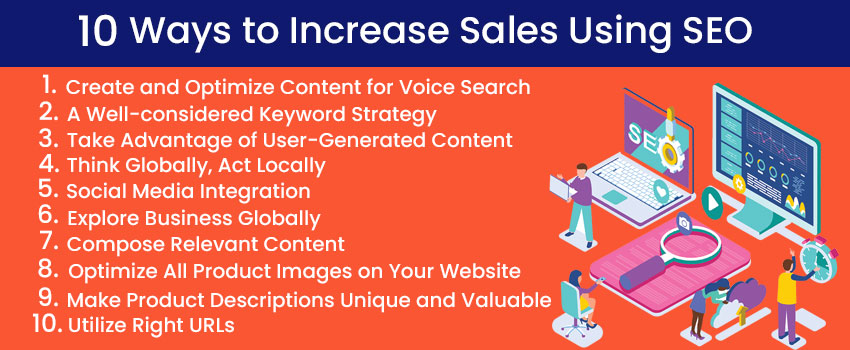 10 Ways to Increase Sales Using SEO