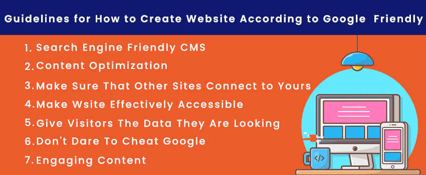 Guidelines for How to Create Website According to Google Friendly